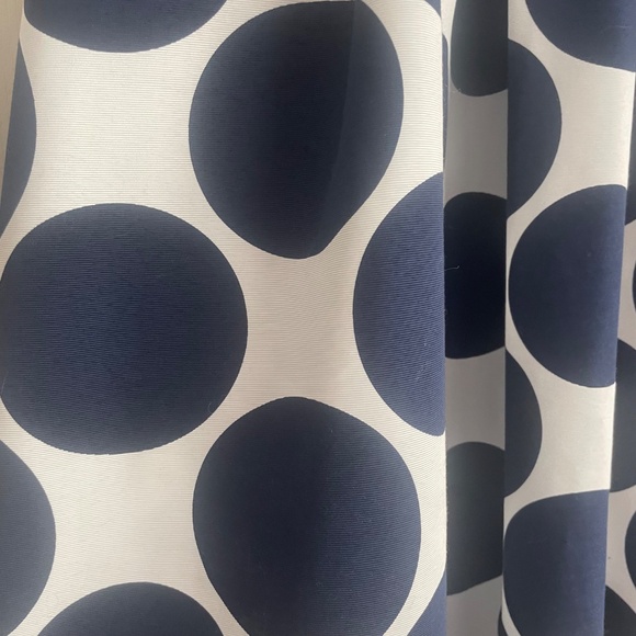 Eliza J Pleated long skirt in Navy Dot Size 4 - Picture 8 of 10